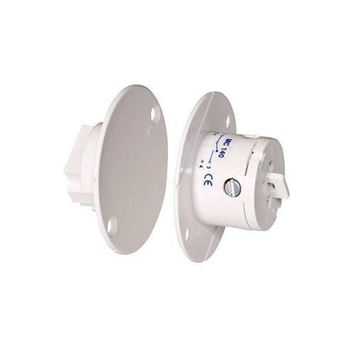 Alarmtech MC 140 Magnetic Contact for Alarms and Access Control Systems, Recessed Mount, NC, Plastic, White